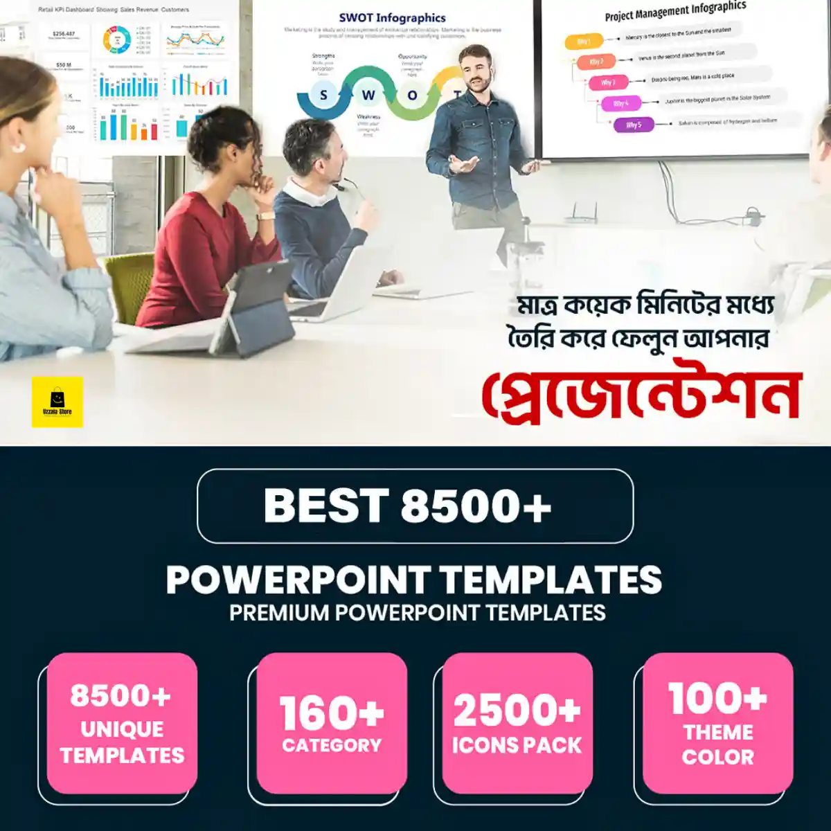 8500+ Premium PowerPoint Templates
