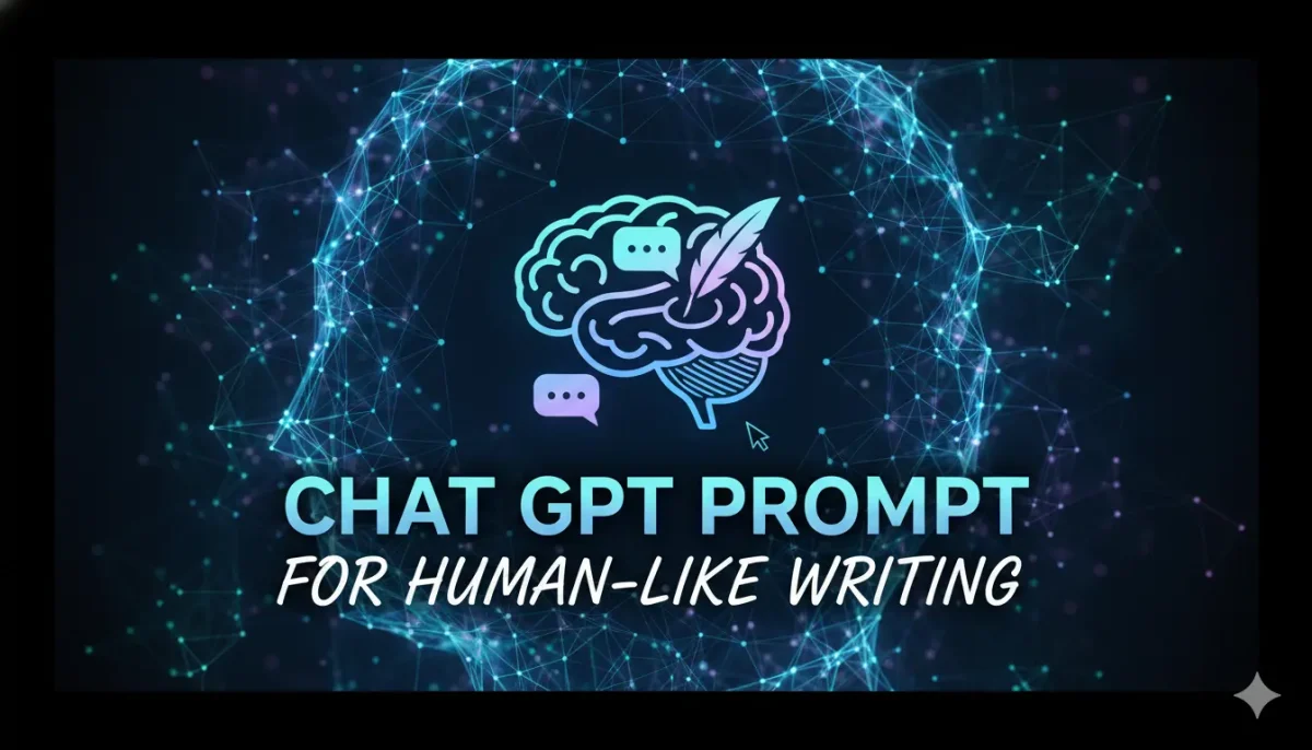 Chat GPT Prompt For Human like Writing