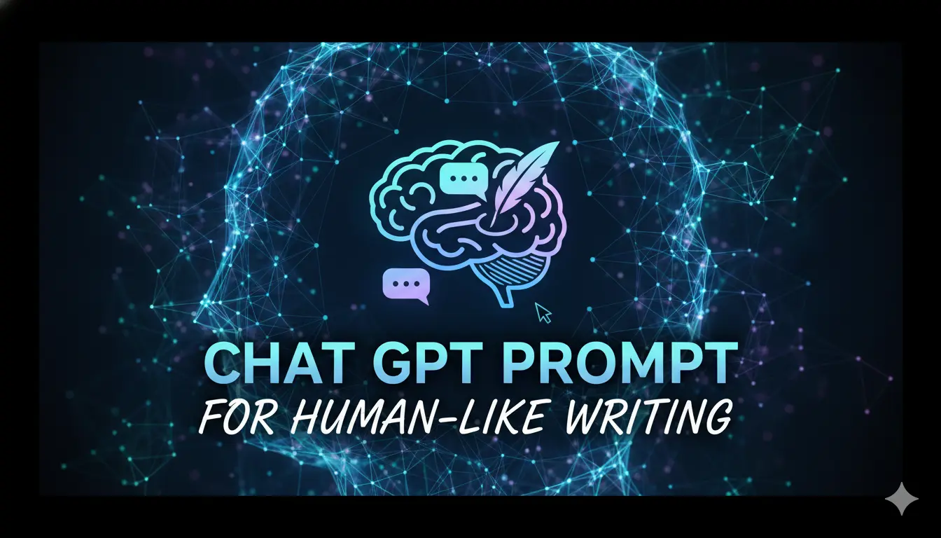 Chat GPT Prompt For Human like Writing
