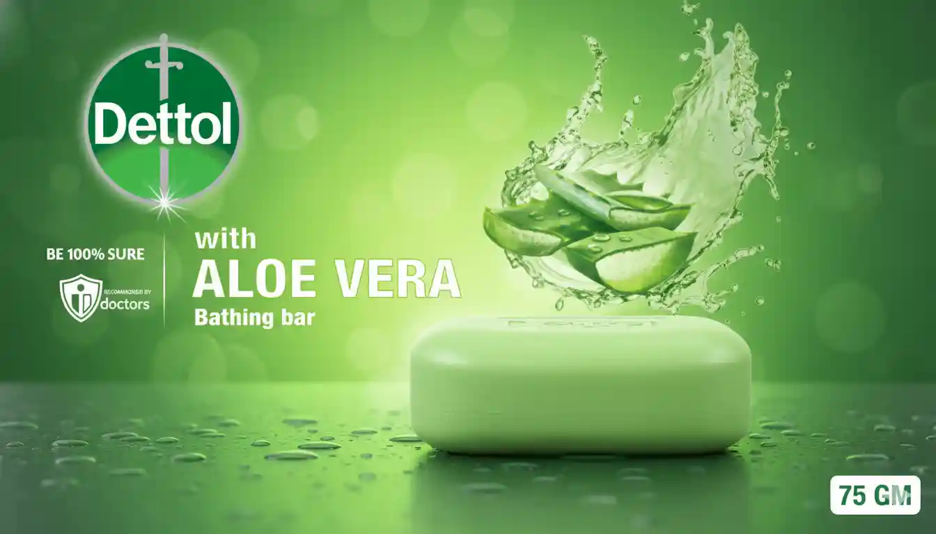 Dettol Soap Aloe Vera Bathing Bar Soap 75 gm