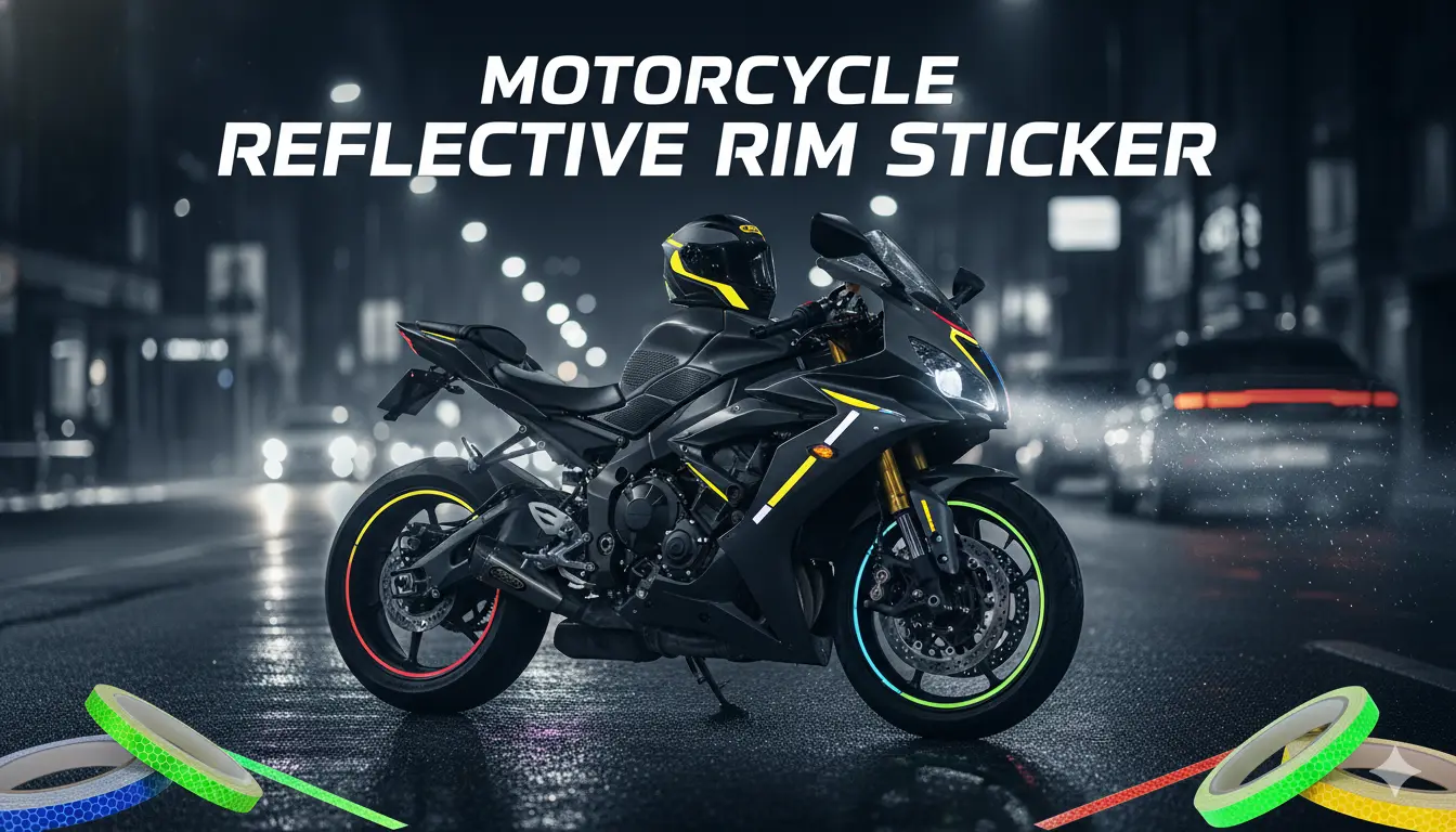 Motorcycle Reflective Rim Sticker
