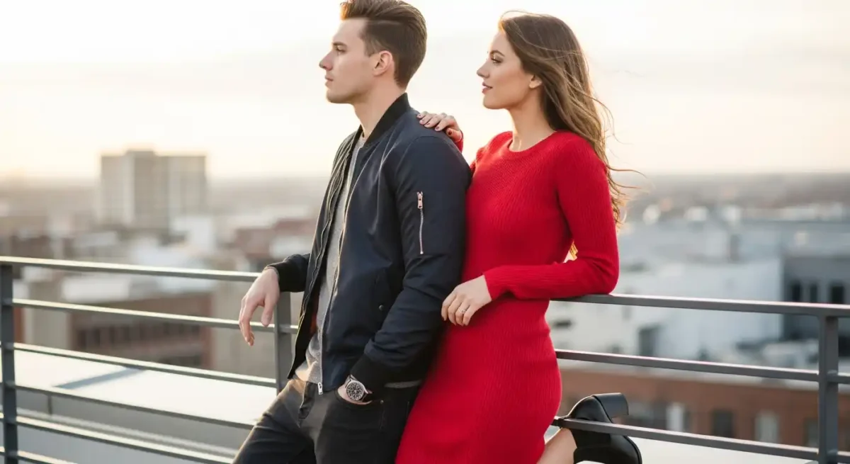 ছাদ থেকে শহরের দৃশ্য