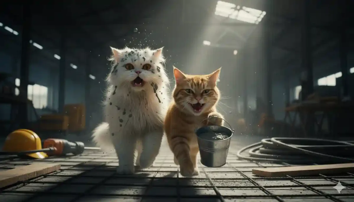 AI দিয়ে ফানি সিনেমাটিক বিড়াল কন্সট্রাকশন ভিডিও বানানোর টিউটোরিয়াল