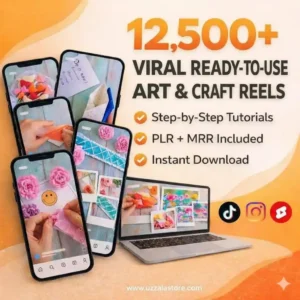 12500+ Viral Ready To Use Art and Craft Reels