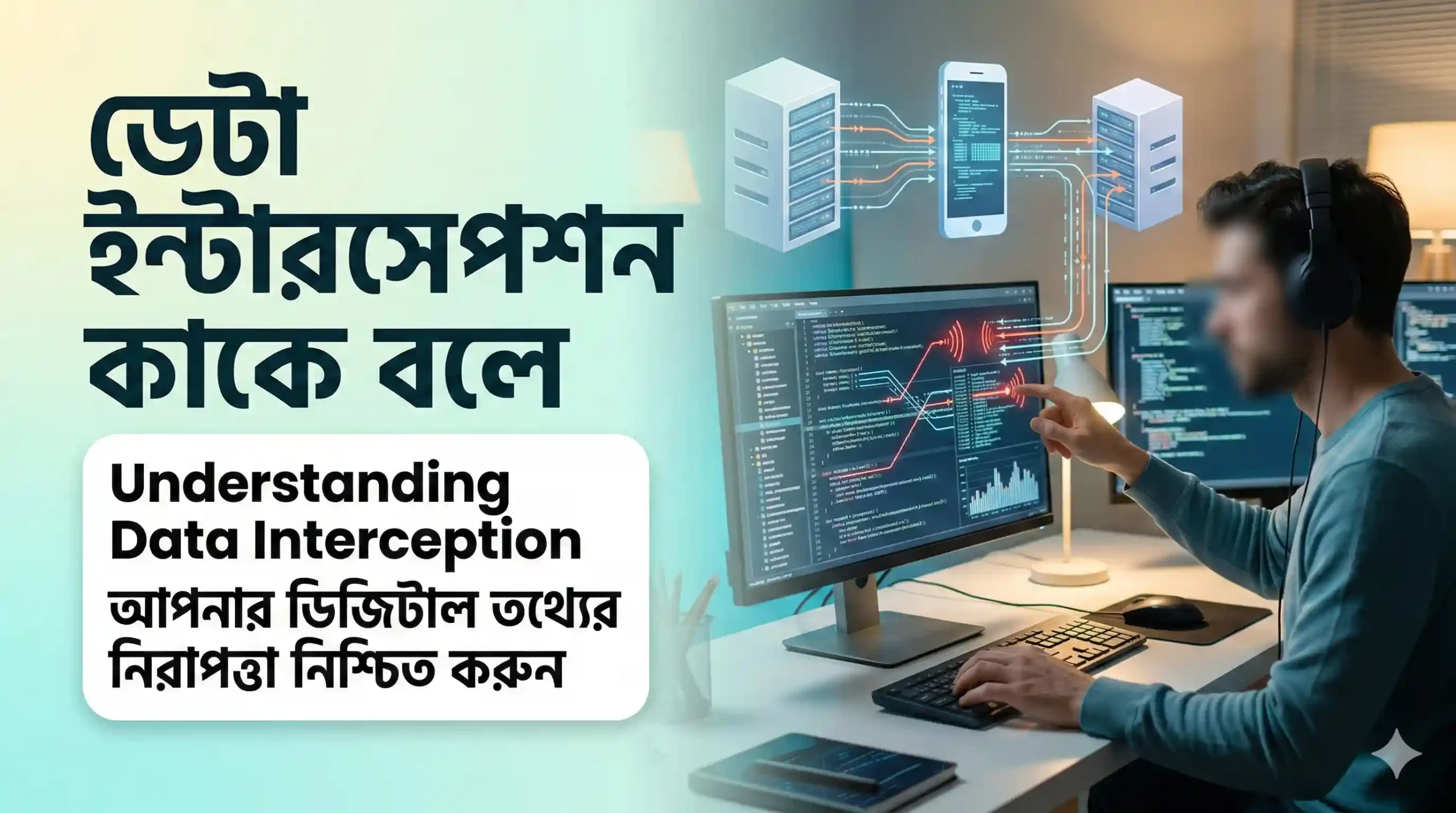 ডেটা ইন্টারসেপশন কাকে বলে: কারণ, ঝুঁকি ও প্রতিরোধ