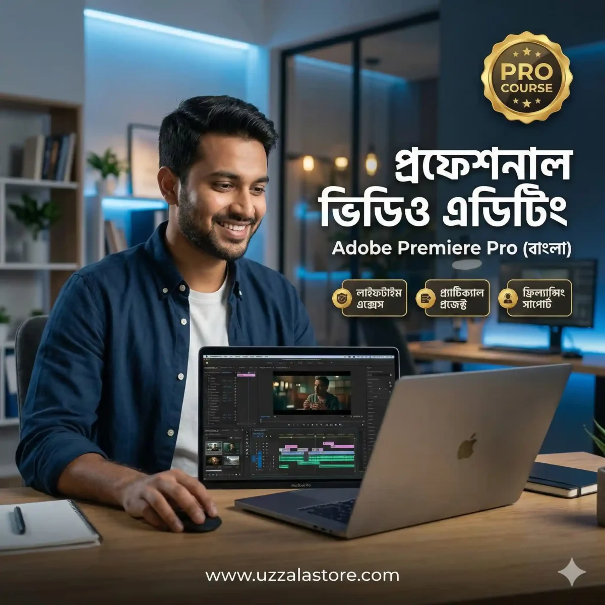 Professional Video Editing Course BANGLA (Adobe Premiere Pro) | Uzzala ...