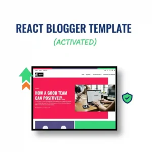 React Blogger Template (Activated)