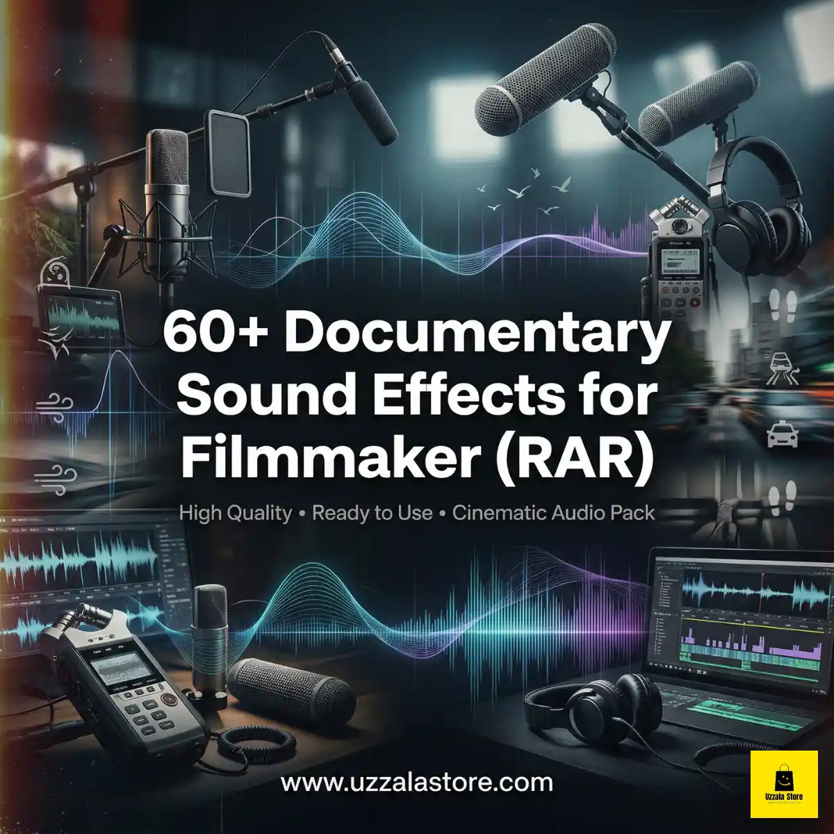 60+ Documentary Sound Effects for fillmaker RAR