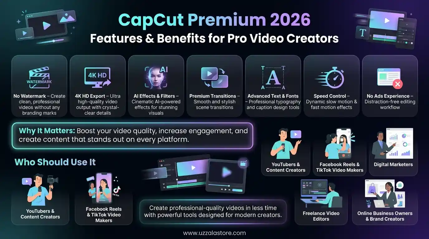 CapCut Premium Features & Benefits