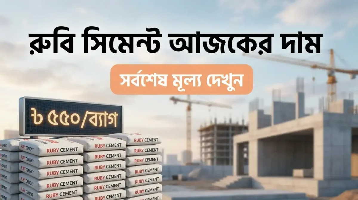 রুবি সিমেন্ট আজকের দাম