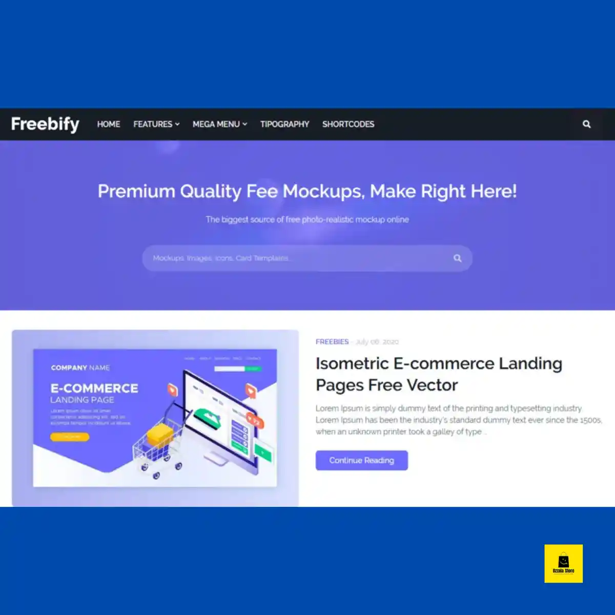 Freebify Premium Blogger Template