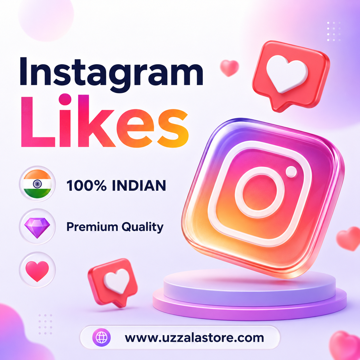 Instagram Likes | 100% INDIAN | Premium Quality