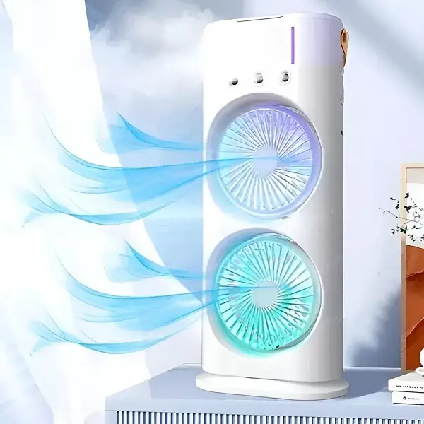 Non-Rechargeable Portable Light Humidifier Double-Ended Spray Fan