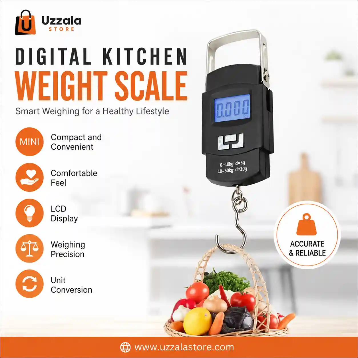 Digital Kitchen Weight Scale