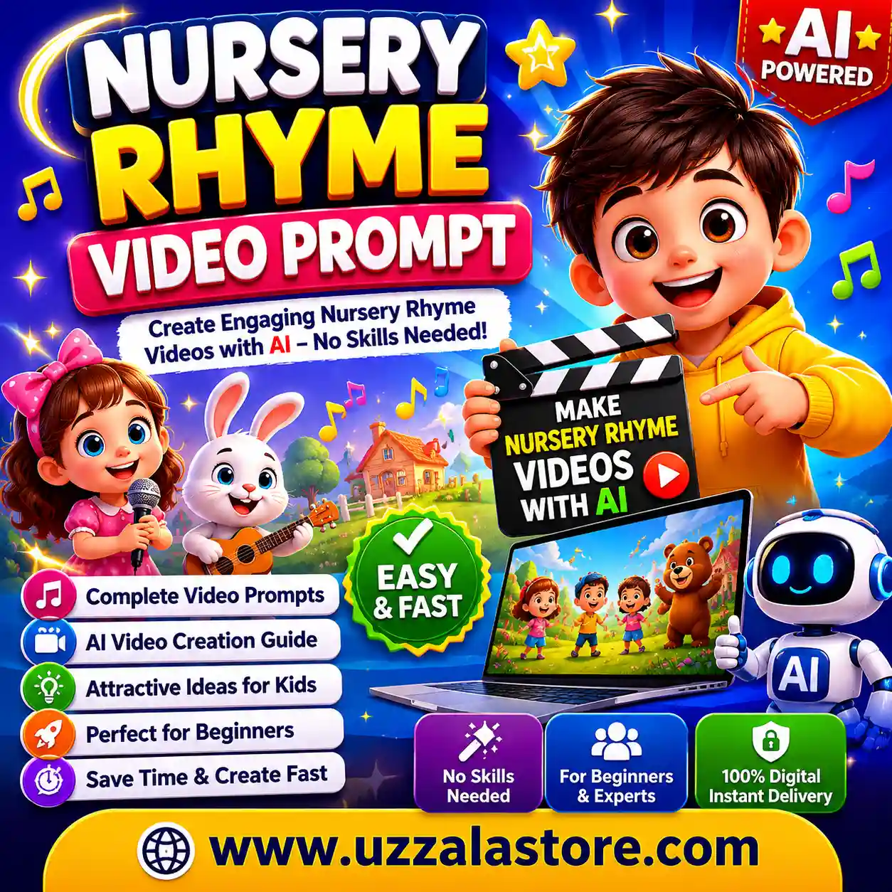 Nursery Rhyme Video Prompt