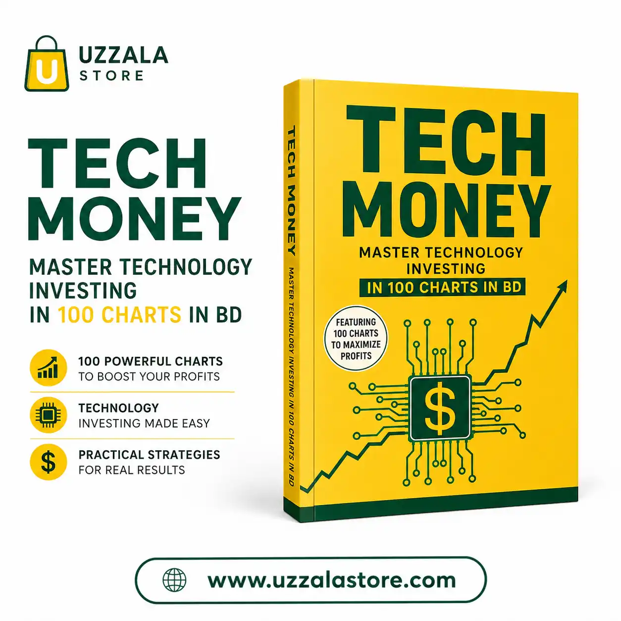 Tech Money Master Technology Investing in 100 Charts in BD uzzala Store