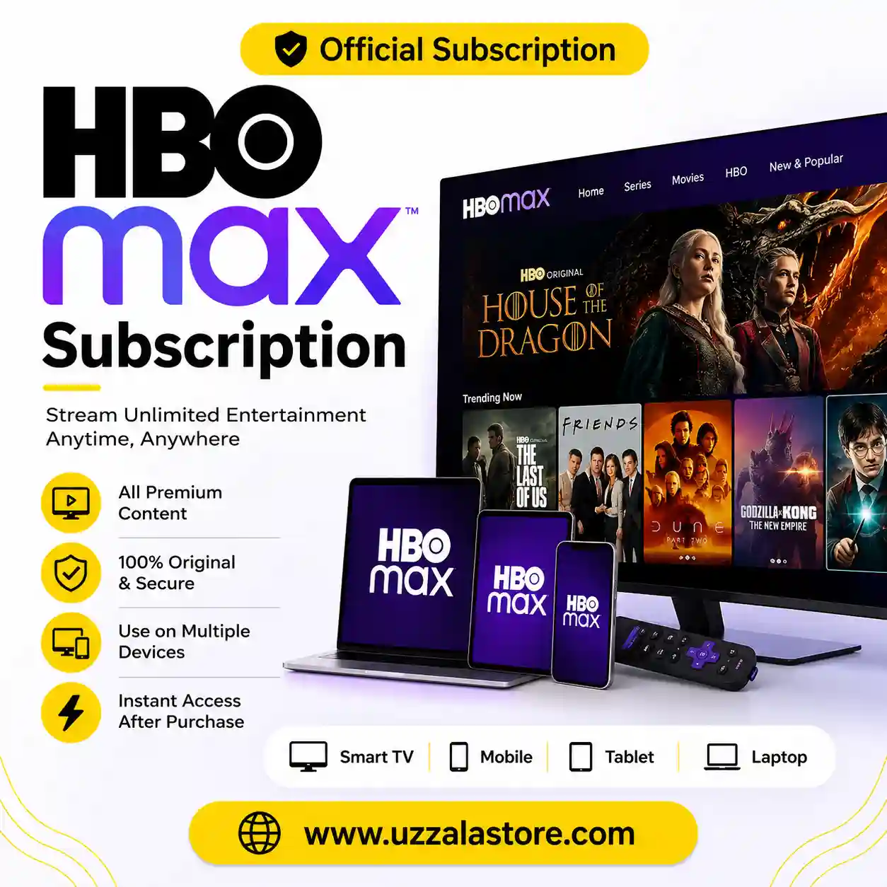 HBO MAX Subscription