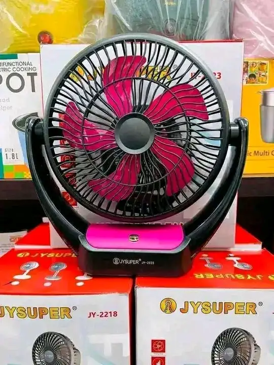 JY Super 2523 Rechargeable Table Fan uzzala store uzzala